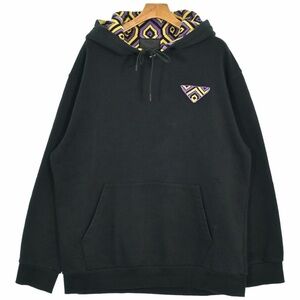 Men’s Prada Black Hoodie with Purple Geometric Pattern (New with tags)